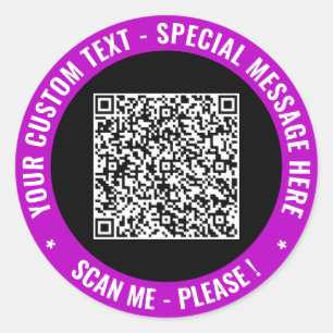 Entwerfen Sie Ihren QR-Code mit benutzerdefinierte Runder Aufkleber