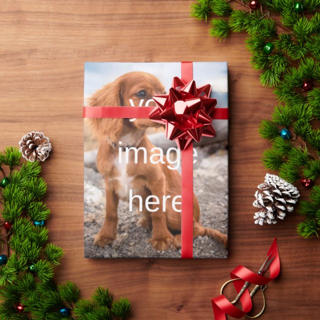 ENTWERFEN SIE SELBST GESCHENKPAPIER (Feiertagsgeschenk)