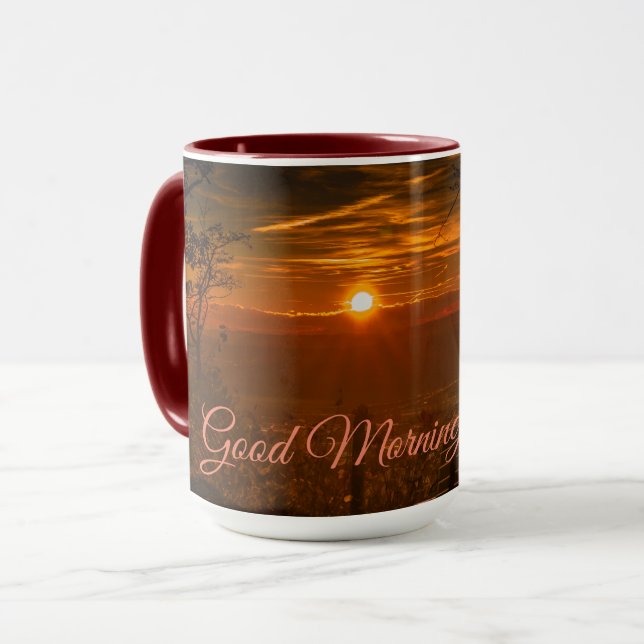 Entwerfen Sie Sonnenuntergang Kaffee & Tee Tasse (Vorderseite Links)