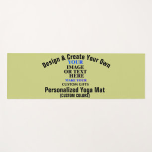 Entwerfen und Erstellen Sie Ihr eigenes Personalis Yogamatte