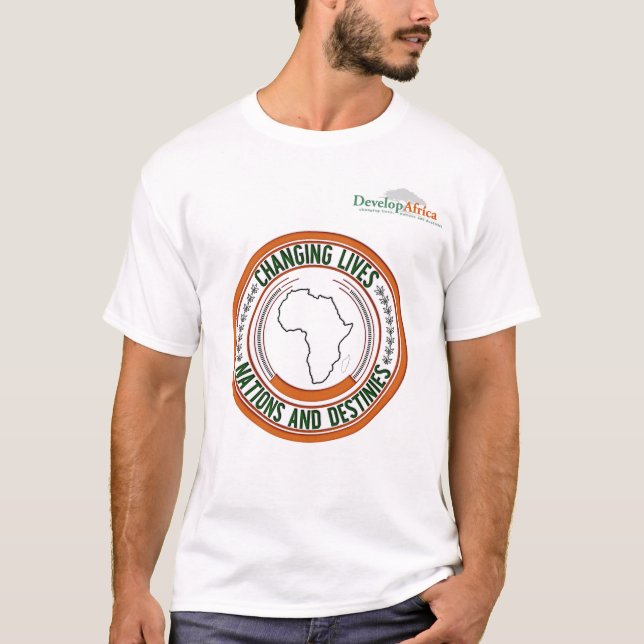 Entwickeln Sie Afrika-T-Shirt mit Wappen T-Shirt (Vorderseite)