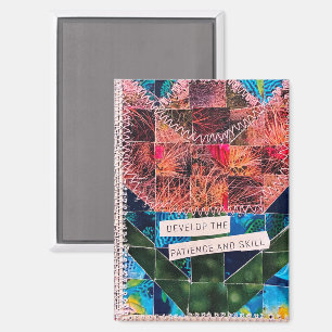 Entwickeln Sie die Geduld und Fähigkeiten Tulpen-G Magnet