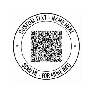 Entwickeln Sie Ihren eigenen QR-Code für benutzerd Permastempel