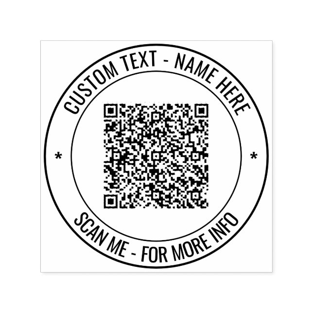 Entwickeln Sie Ihren eigenen QR-Code für benutzerd Permastempel (Design)