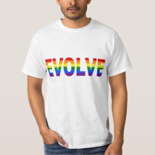 ENTWICKELN Sie in den Regenbogen-Farben für Rechte T-Shirt
