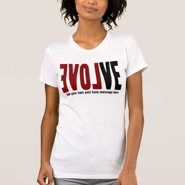 Entwickeln Sie mit LIEBE T-Shirt (Vorderseite)