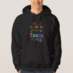 Entwickelt um zu unterrichten  Coole süße Designs  Hoodie