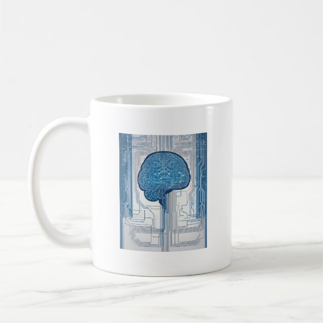 Entwickler-Code-Logik-Geometrisches T-Shirt für So Kaffeetasse (Links)