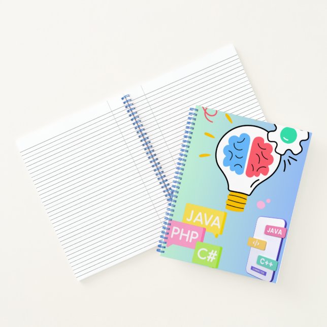 Entwickler-Notizbuch – Code-inspiriertes Journal f Notizbuch (Innenseite)