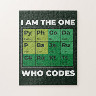 Entwickler Periodic Table Funny Puzzle