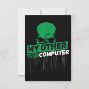 Entwickler Sysadmin Engineer Hacker Nerd Admin Cod Einladung