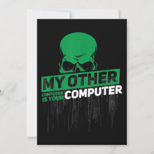 Entwickler Sysadmin Engineer Hacker Nerd Admin Cod Feiertagskarte