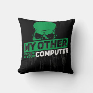 Entwickler Sysadmin Engineer Hacker Nerd Admin Cod Kissen
