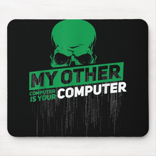 Entwickler Sysadmin Engineer Hacker Nerd Admin Cod Mousepad (Vorne)