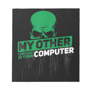 Entwickler Sysadmin Engineer Hacker Nerd Admin Cod Notizblock