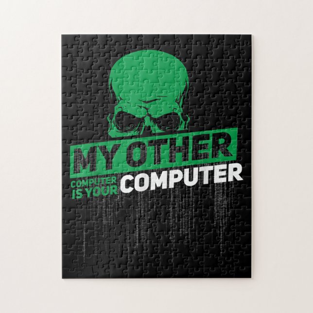 Entwickler Sysadmin Engineer Hacker Nerd Admin Cod Puzzle (Vertikal)