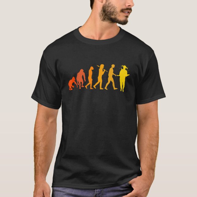 Entwicklung der Bienen Imker-Geschenk  T-Shirt (Vorderseite)