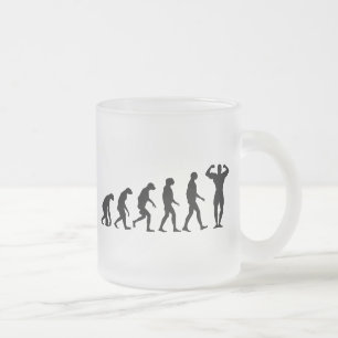 Entwicklung des Bodybuildings Mattglastasse