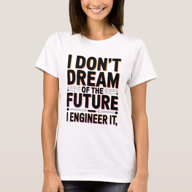Entwicklung des Designs des zukünftigen Software-E T-Shirt (Vorderseite)