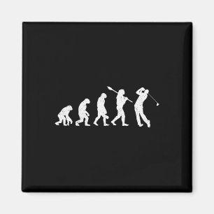 Entwicklung des Golfers - Papa Opa Golf Liebhaber  Magnet
