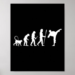 Entwicklung des Karate Poster