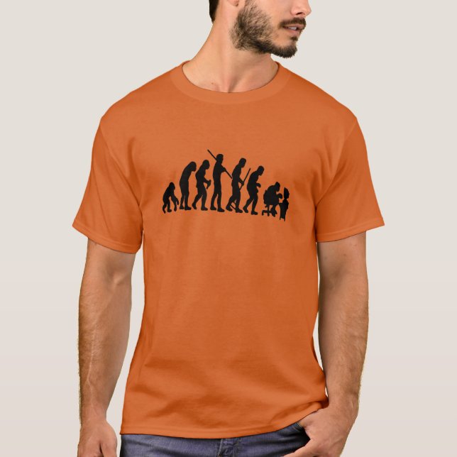 Entwicklung des Mannes T-Shirt (Vorderseite)