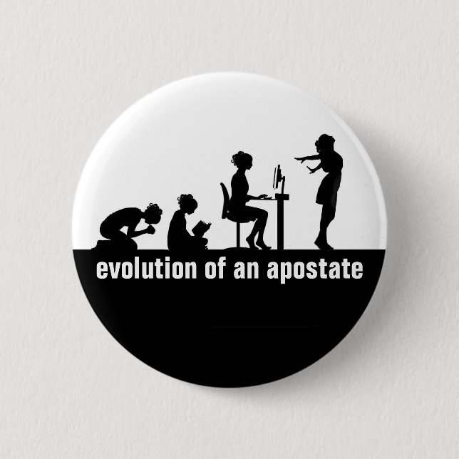 "Entwicklung eines Abtrünnigen" Button (Vorderseite)