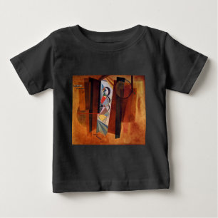 Entwicklung von Kandinsky in der braun-Abstrakten Baby T-shirt