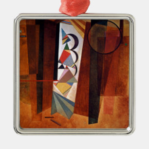 Entwicklung von Kandinsky in der braun-Abstrakten  Ornament Aus Metall