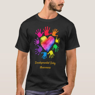 Entwicklungs-verzögerungs-Sensibilisierungshandes T-Shirt