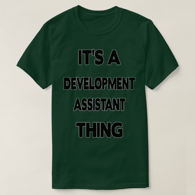 Entwicklungsassistent T-Shirt (Design vorne)