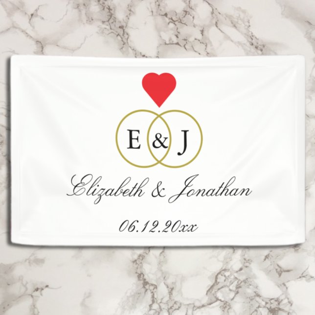 Entwined Rings Wedding Banner (Von Creator hochgeladen)