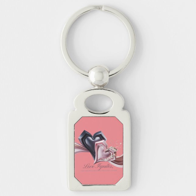 Entwinnte Hearts Schlüsselanhänger (Vorderseite)