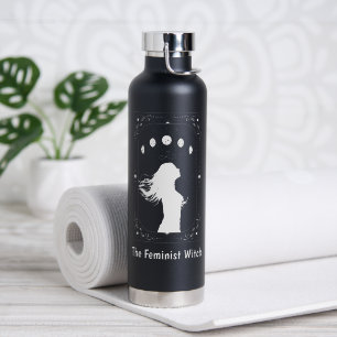 Entwirf Dein eigenes Tarot Feministische Mystische Trinkflasche