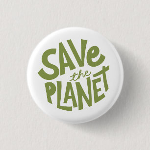 Entwirf den Planeten – Ökologische Erde Button