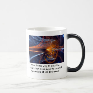 Entwirren der Geheimnisse des Universums Verwandlungstasse