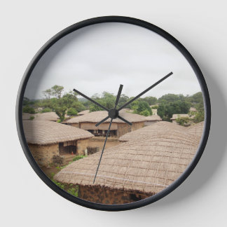 Entworfen mit einem Foto von Südkorea, Black W Uhr