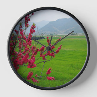Entworfen mit einem Foto von Südkorea, Black W Uhr