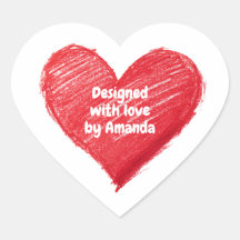 Entworfen mit Liebe von X, Custom Heart in Heart