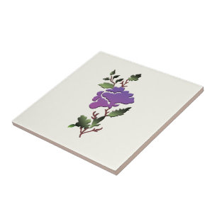 Entworfene Blumenfliese Fliese