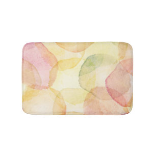 Entworfener abstrakter Hintergrund mit Watercolor Badematte