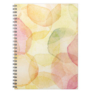 Entworfener abstrakter Hintergrund mit Watercolor Notizblock
