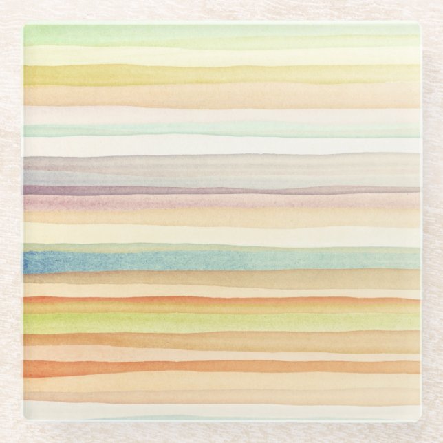 Entworfener Kunsthintergrund. Benutztes Aquarell Glasuntersetzer (Vorderseite)