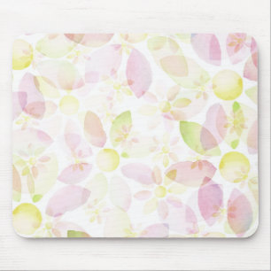 Entworfener Watercolor-Blumenhintergrund, Mousepad