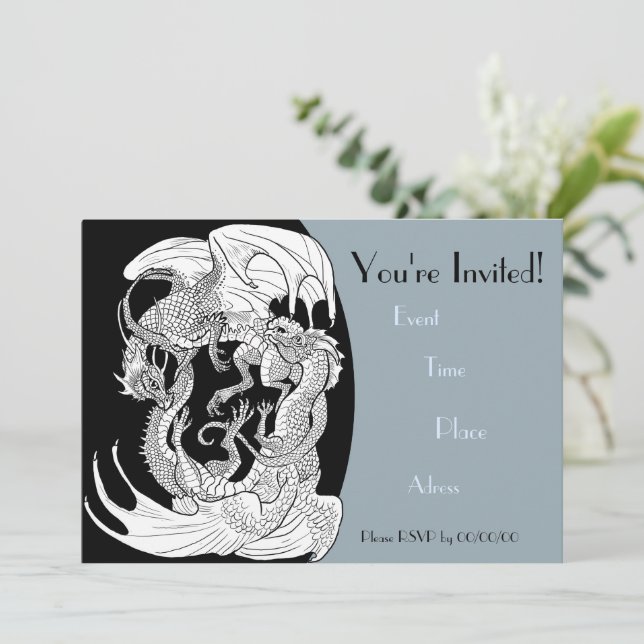 Entwundene Ewigkeit lädt ein Einladung (Stehend Vorderseite)