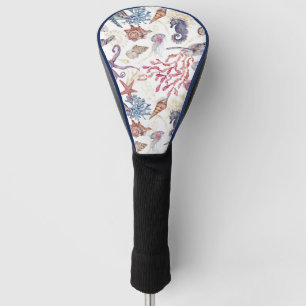 Entwurf 1 der Unterwasserfarben-Zusammenstellung Golf Headcover