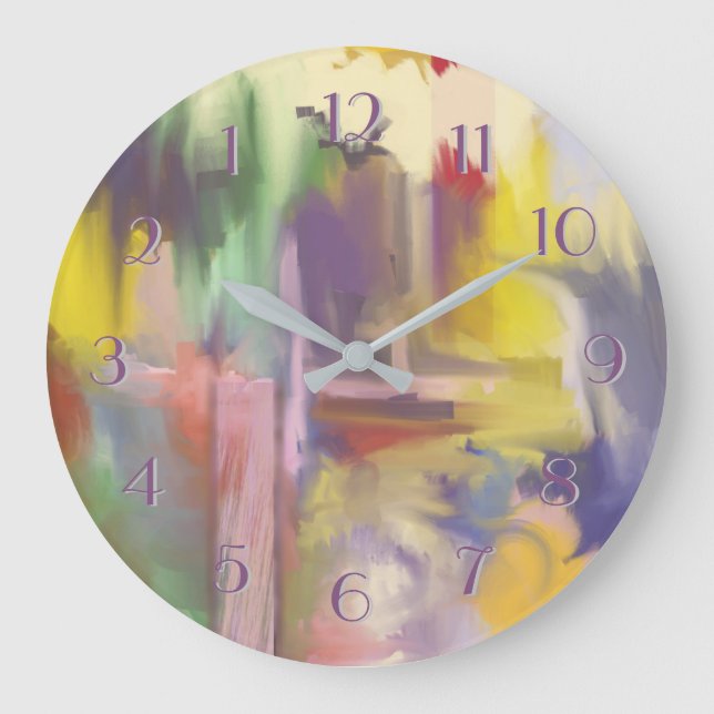 Entwurf ankoppelnd, stoppen Sie rückwärts ab Große Wanduhr (Vorderseite)