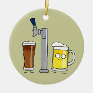 Entwurf Bier Lager anstich Stout Alkoholschaum Tas Keramikornament