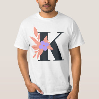 Entwurf: Buchstabe "K", Designnummer 1. T-Shirt