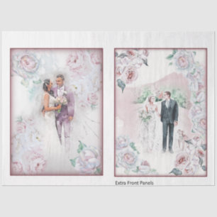 Entwurf der Hochzeitserie 1 Seidenpapier